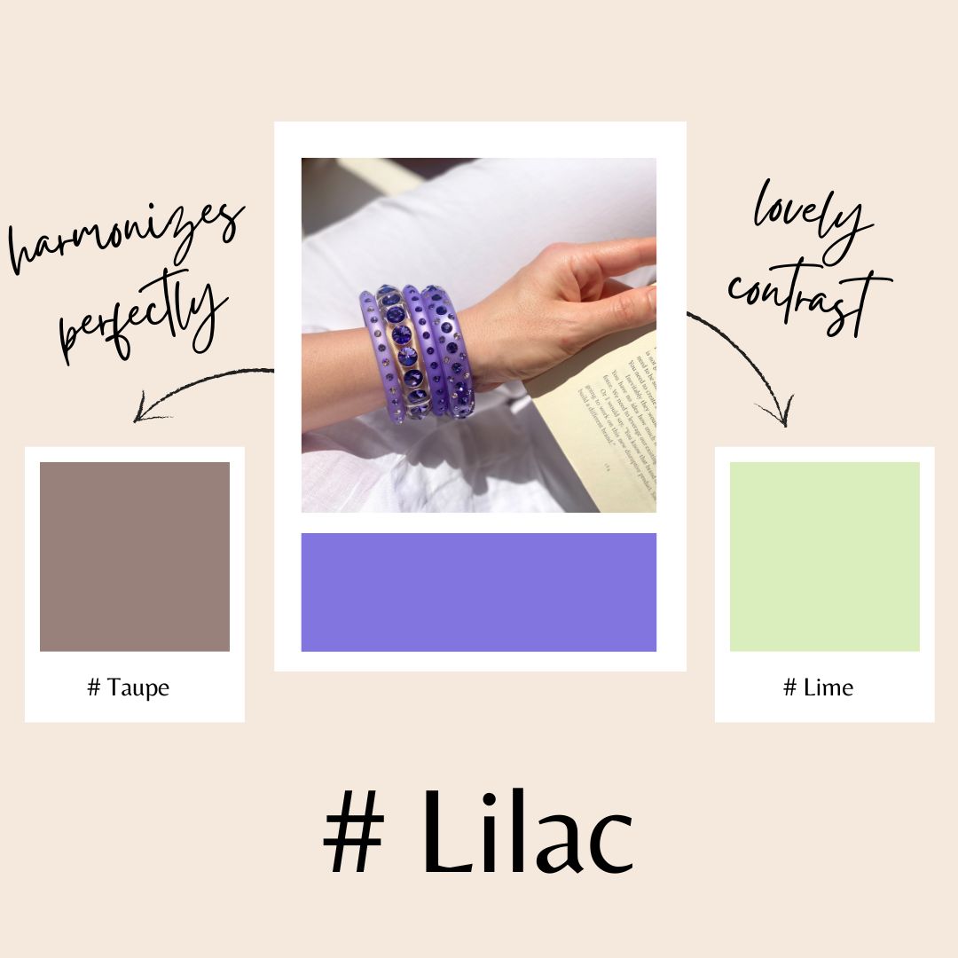 Farbberatung, um Coloristers Schmuck mit passenden Farben zu kombinieren. Color advice to combine Colorister's jewelry with matching colors.