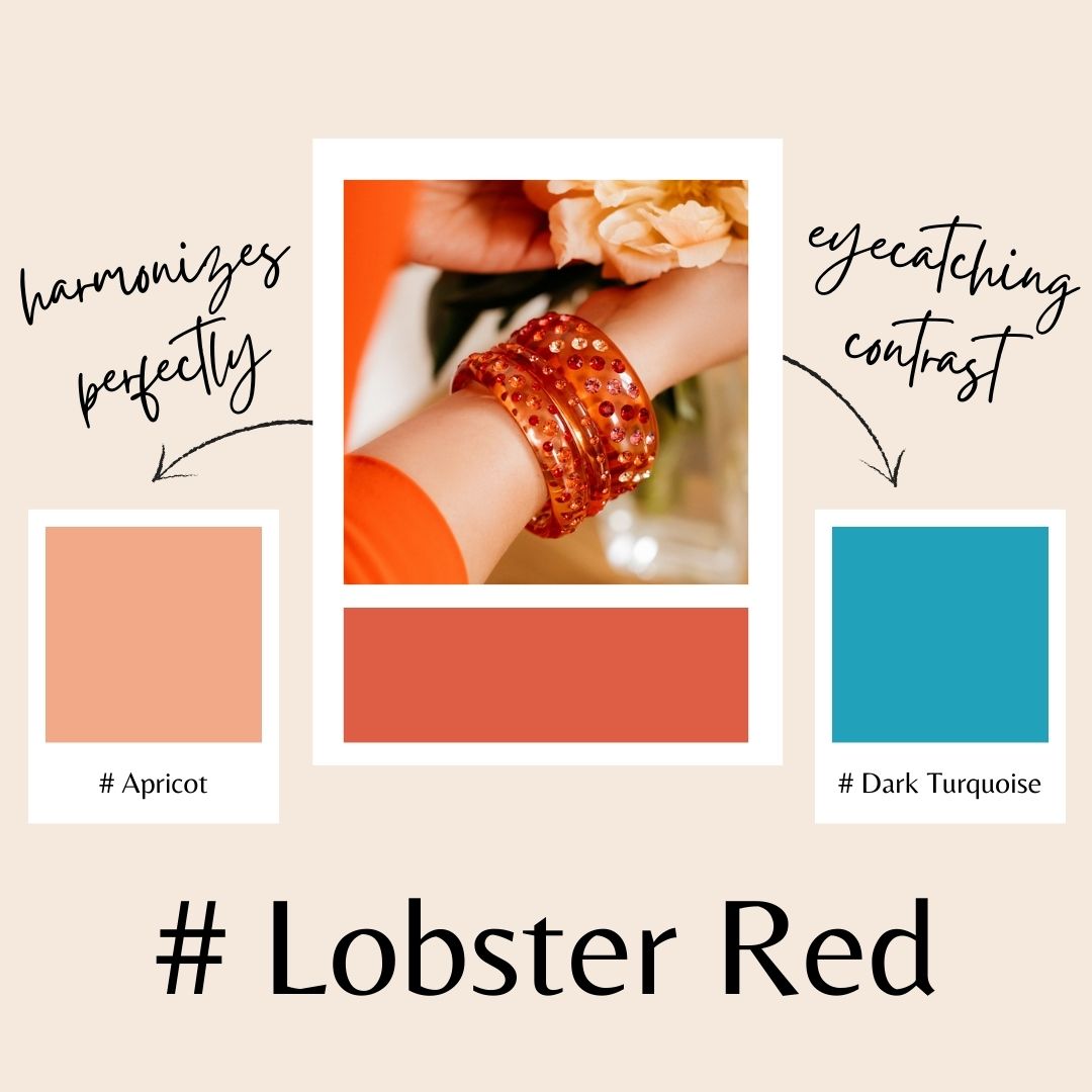 Ohrstecker Sassari in Koralle