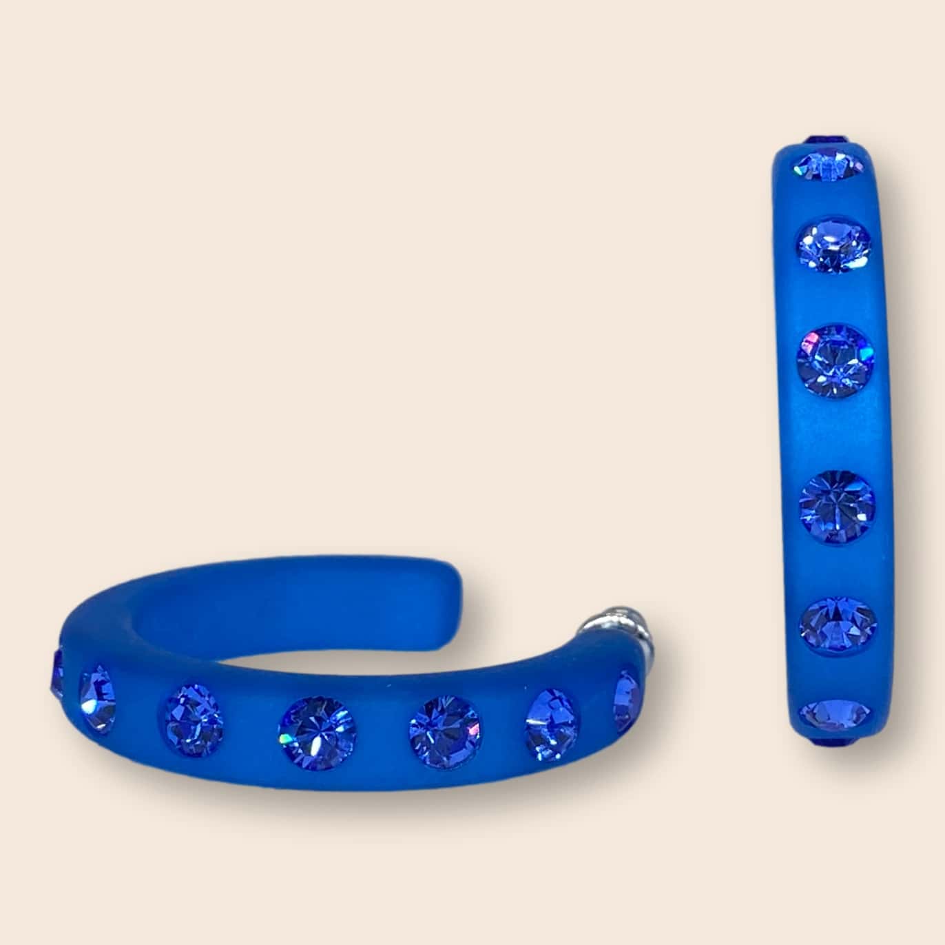 Schmuckset Ohrstecker & Ohrringe in Blau