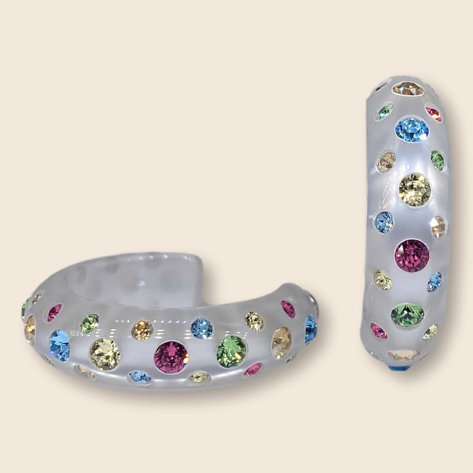 Schmuckset Piccolo & Maxi Ohrringe in Pastell