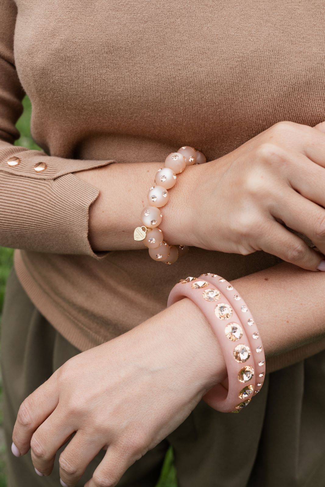 Classico Armreif Sassari in Pfirsich