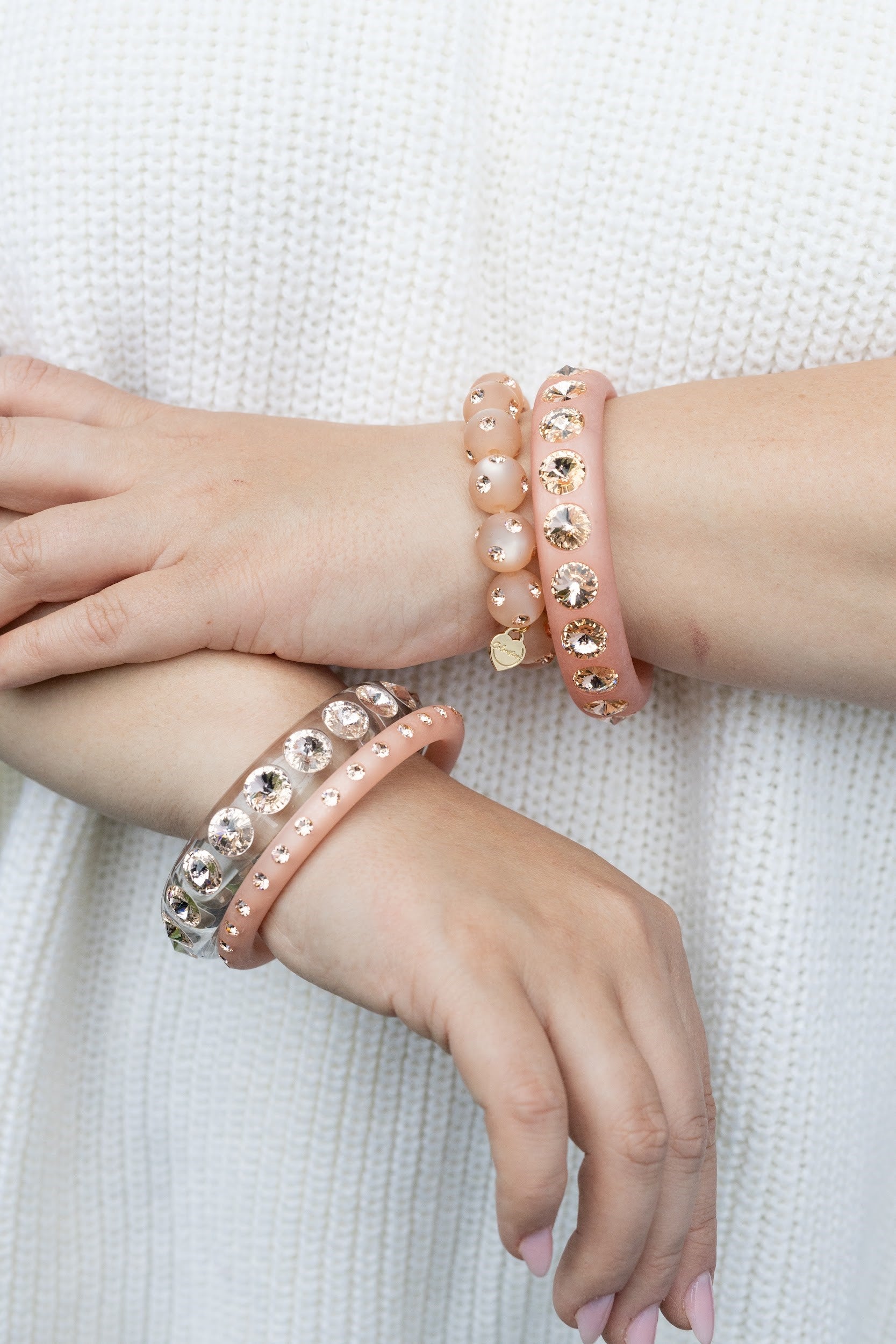 Classico Armreif Sassari in Pfirsich