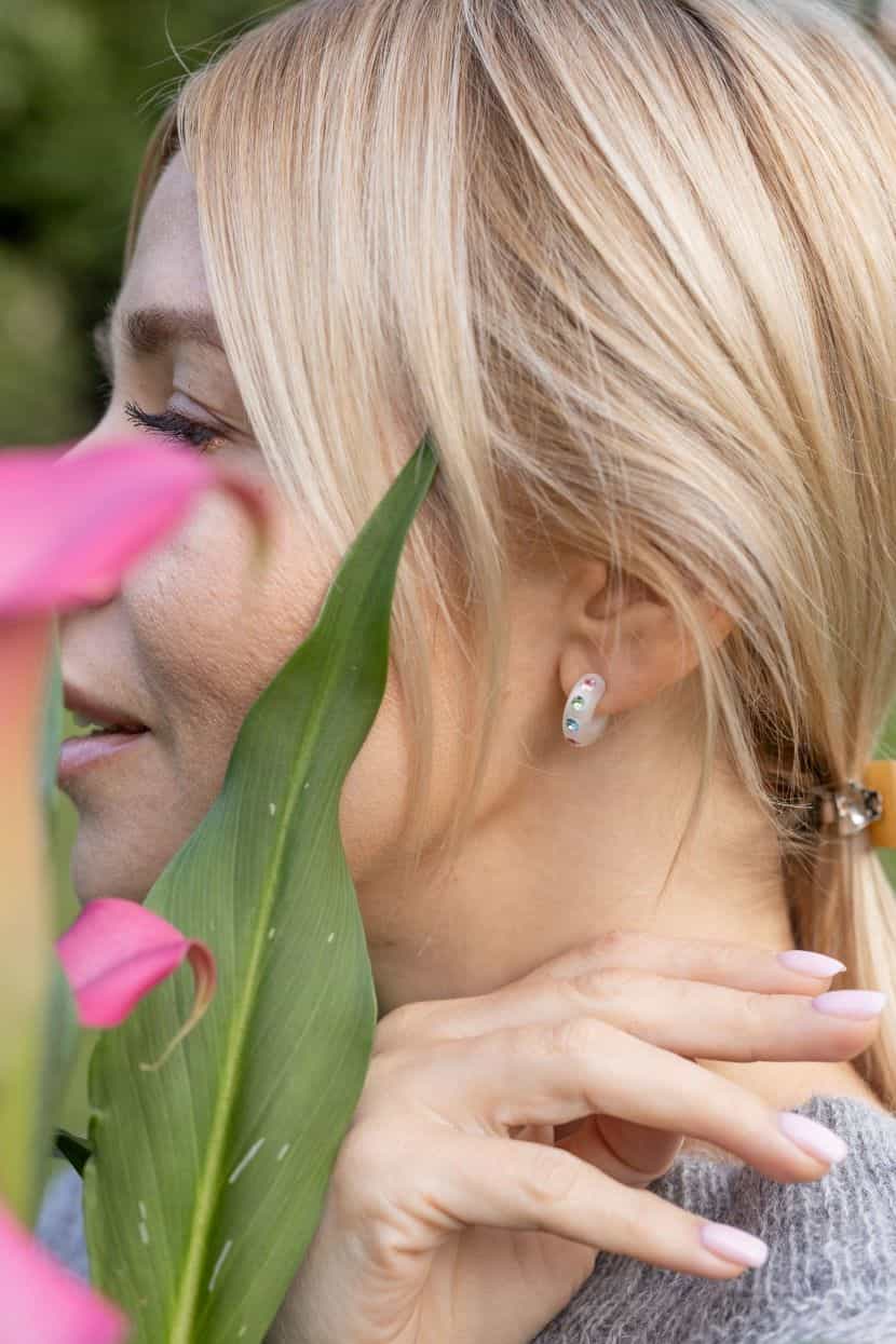 Schmuckset Piccolo & Maxi Ohrringe in Pastell