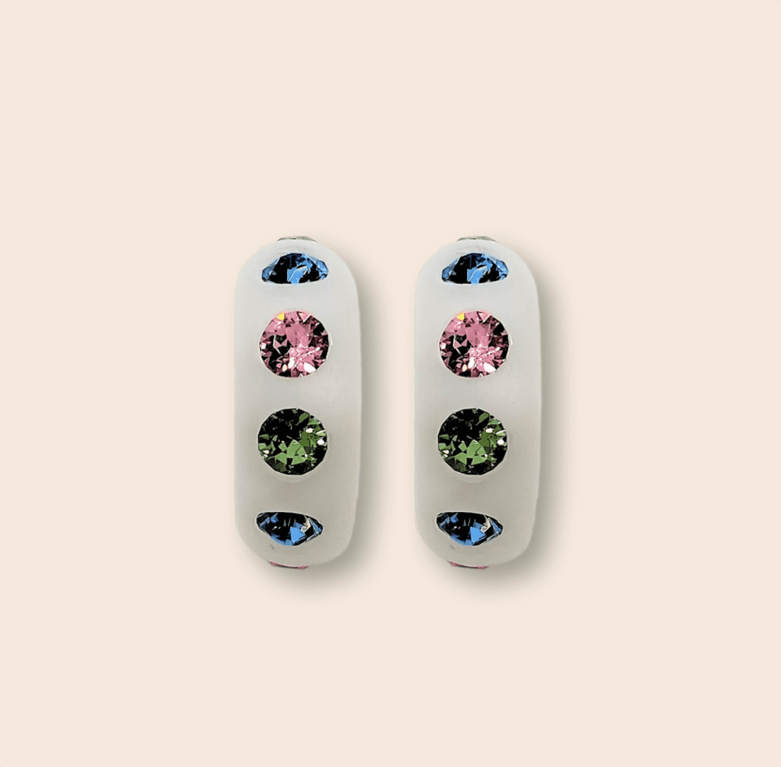 Schmuckset Piccolo & Maxi Ohrringe in Pastell