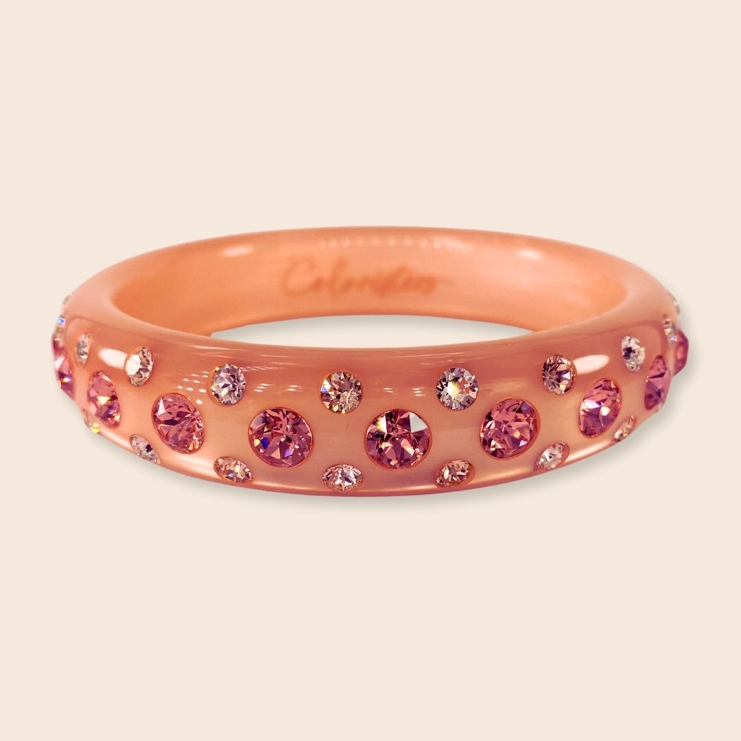 Glänzender Coloristers Armreifen in apricot, Shiny Coloristers Bangle in apricot