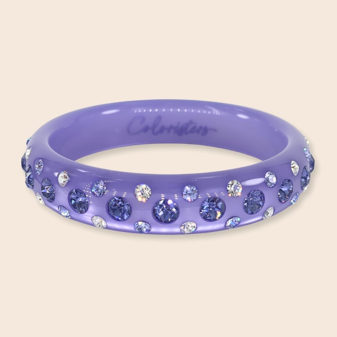 Glänzender Coloristers Armreifen in Flieder, Shiny Coloristers Bangle in lilac