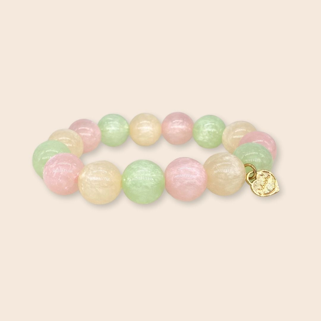 Coloristers Perlenarmband in Pastell, Coloristers Pearl bracelet in pastel