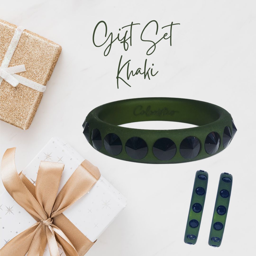 Schmuck Geschenk Set Coloristers Armreifen und Ohrringe Jewelry gift set Coloristers bangles and earrings