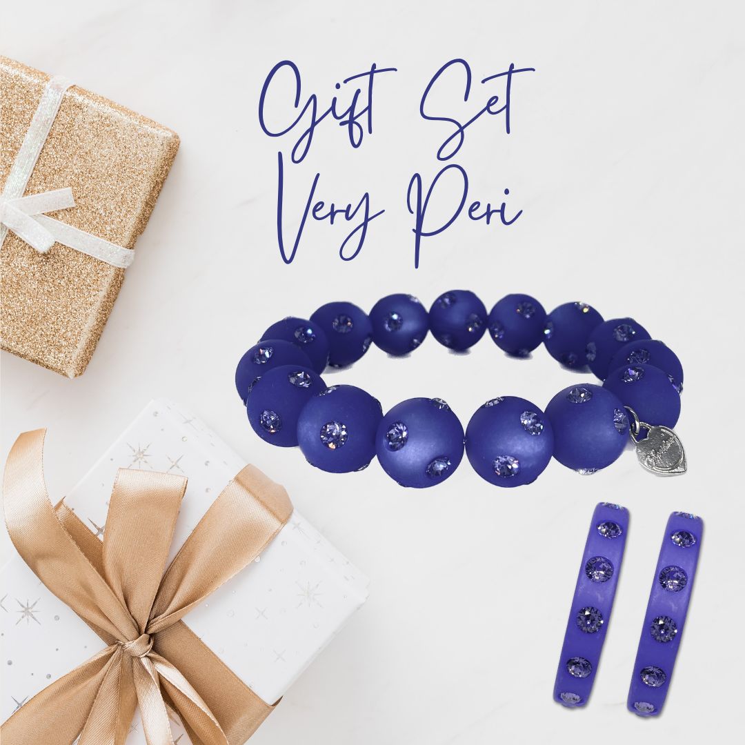 Schmuck Geschenk Set Coloristers Perlenarmband und Ohrringe Jewelry gift set Coloristers pearl bracelet and earrings