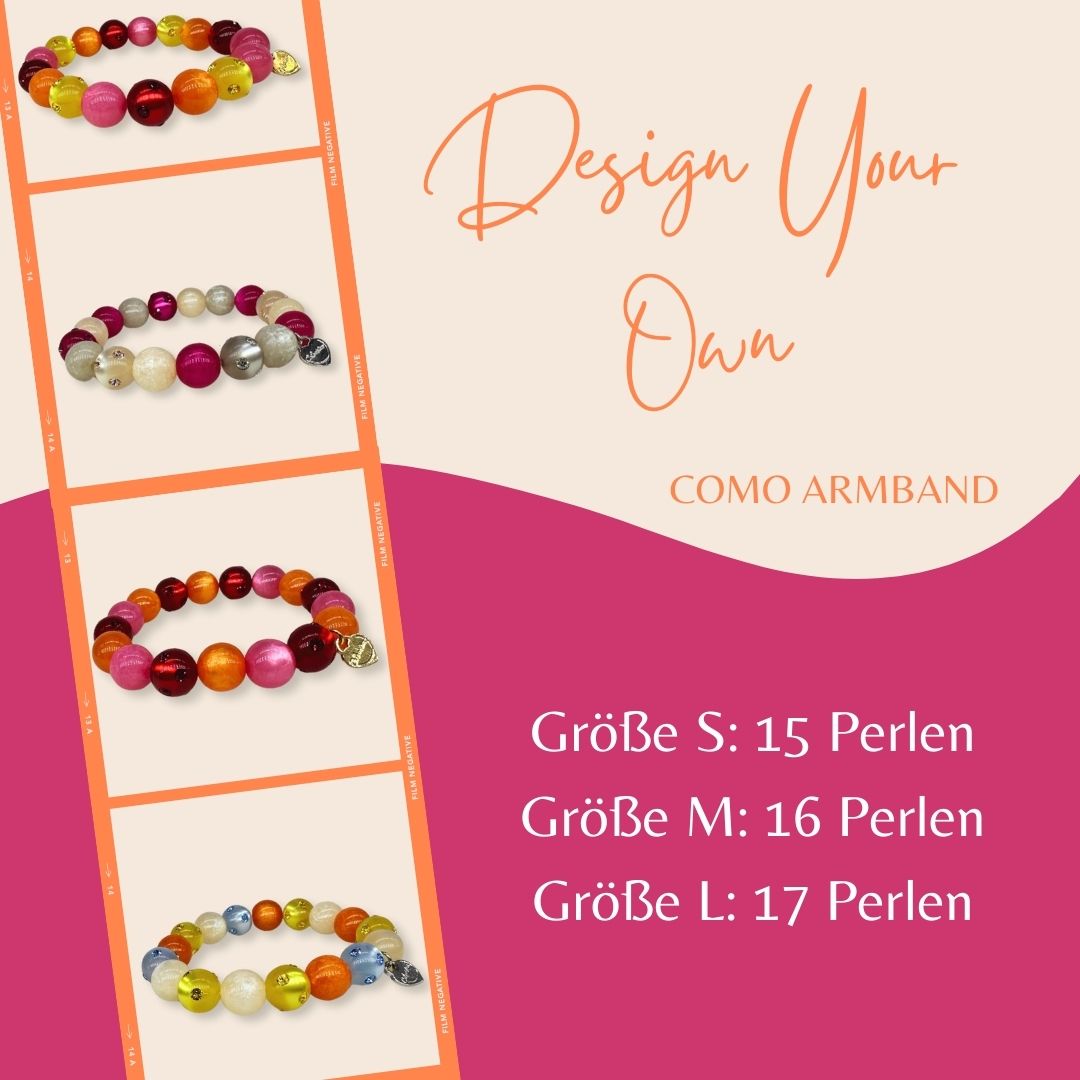 Design your own: Armband mit Kristallen in deinen Wunschfarben