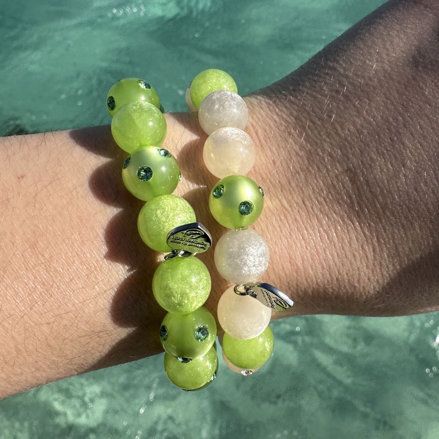 Piccolo Perlenarmband Como in Grün