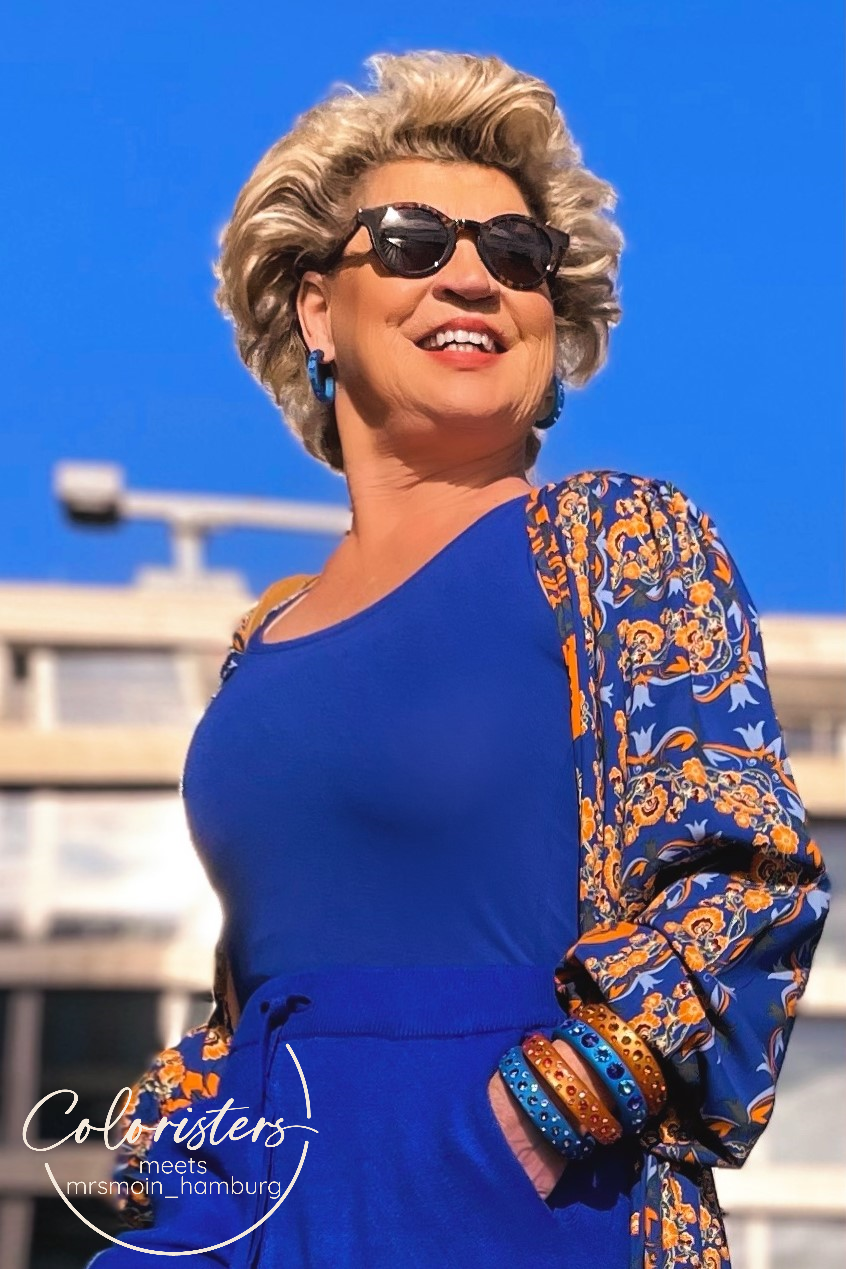 Classico Armreif Catania in Orange mit Pink