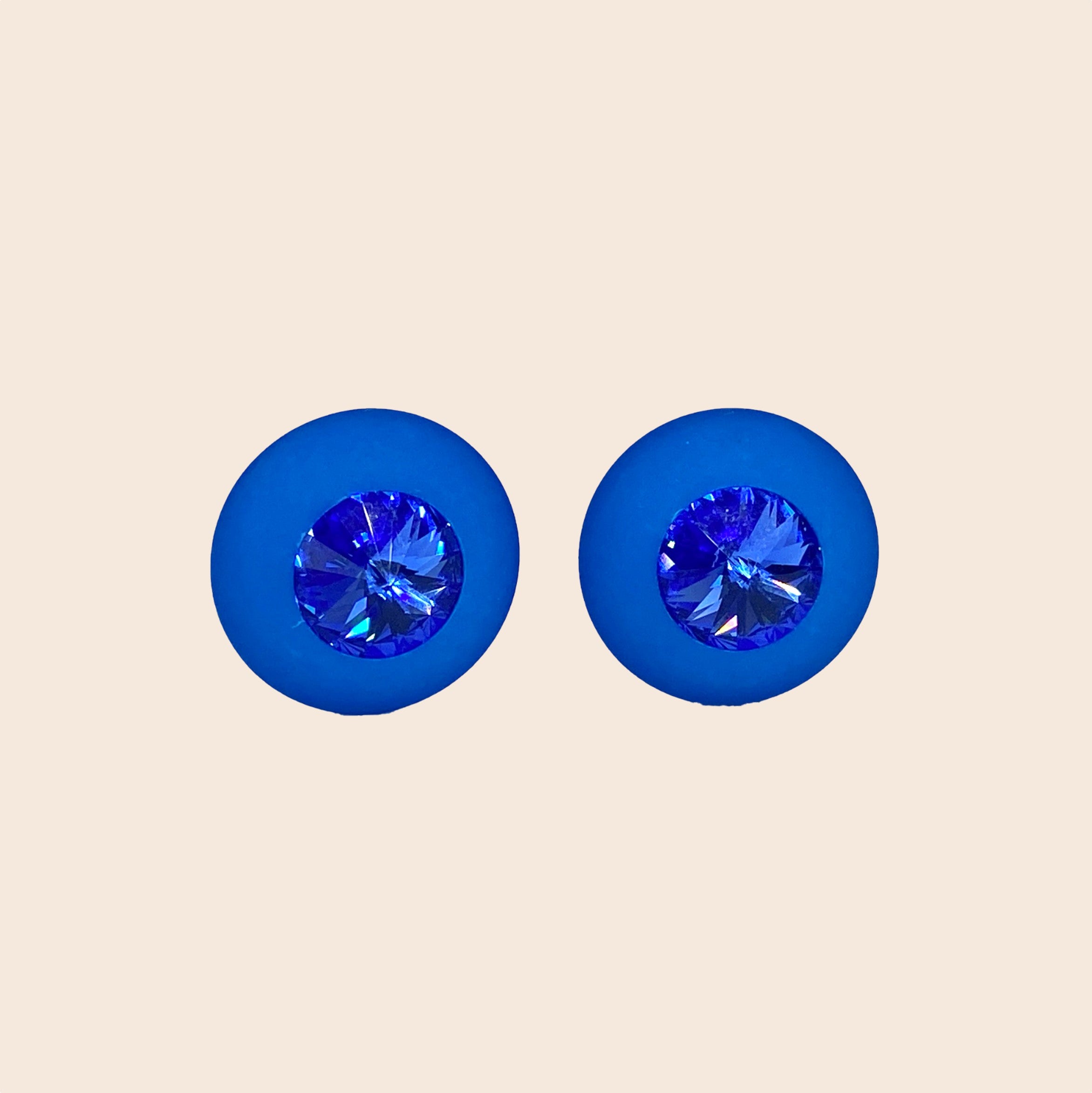 Ohrstecker Sassari in Blau