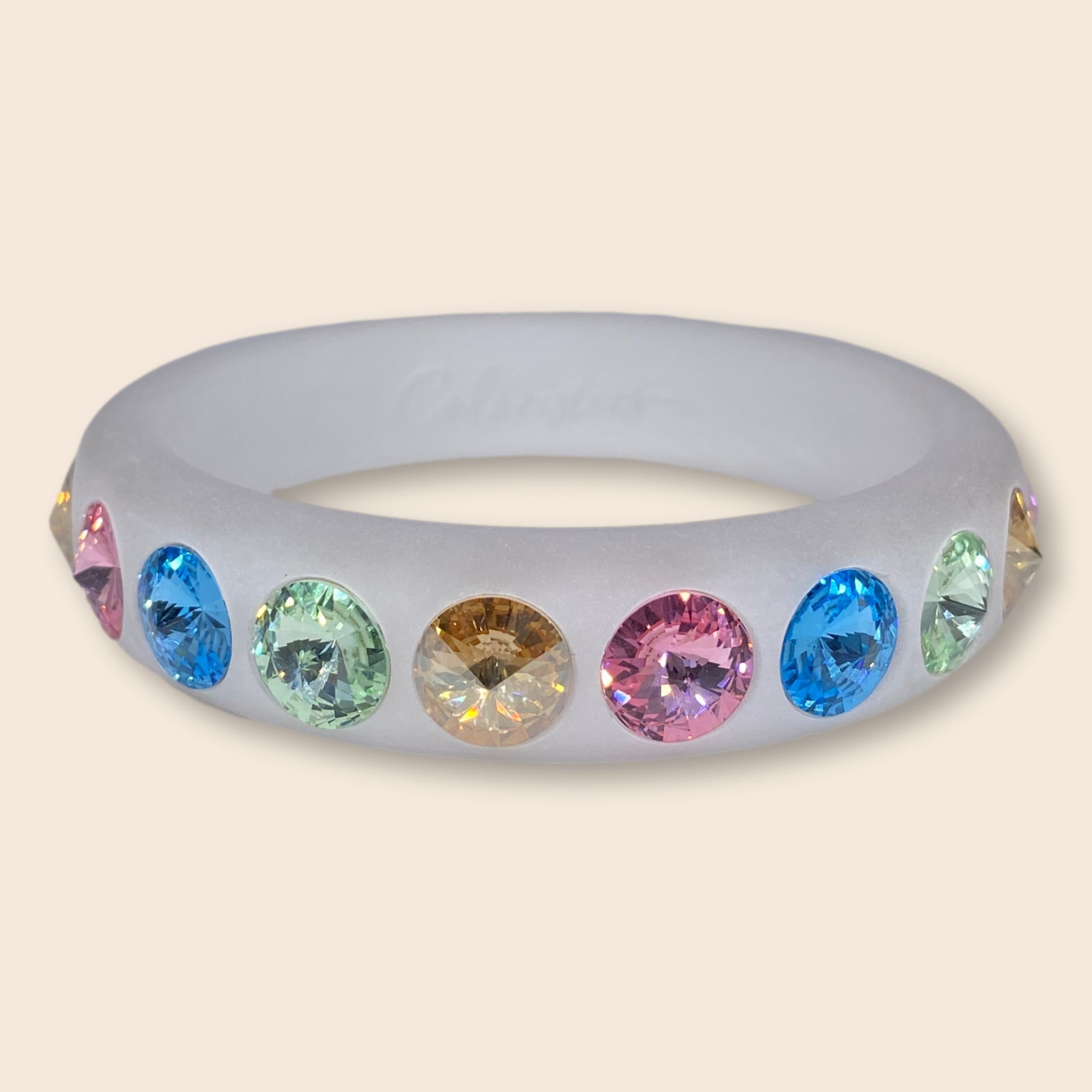 Classico bangle Sassari in white and multicolor